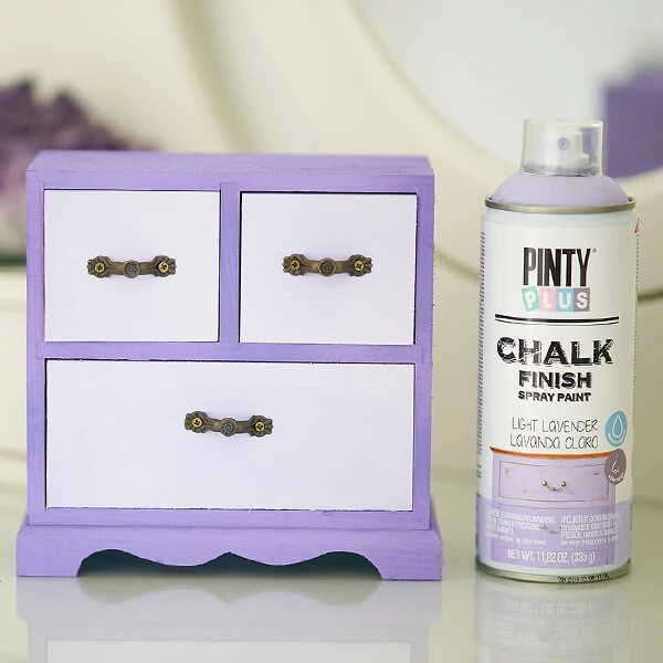 Kriedová farba v spreji, Chalk Paint, Pinty Plus - svetlá levanduľa