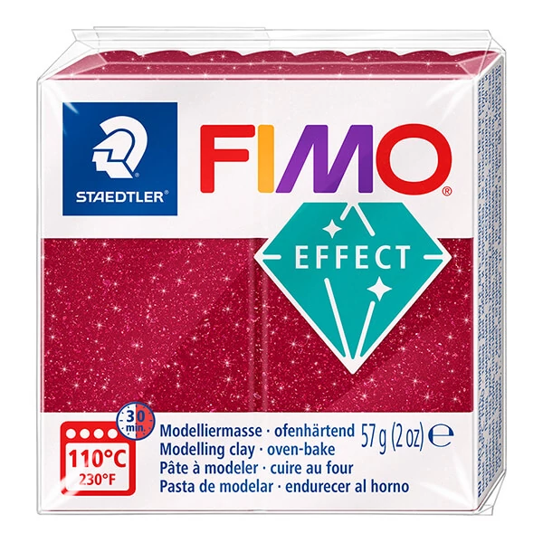 Modelovacia hmota do rúry FIMO Professional, 57 g - červená galaxia (8010-202)