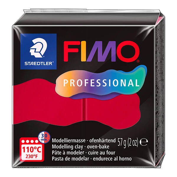Modelovacia hmota do rúry FIMO Professional, 57 g - karmínová, carmina (8040-29)