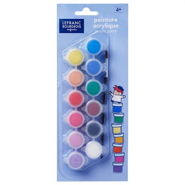 Sada akrylových farieb pre deti - 12x5 ml, Junior
