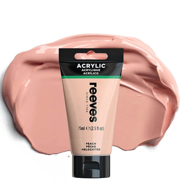 Akrylová farba Reeves, 75 ml - peach