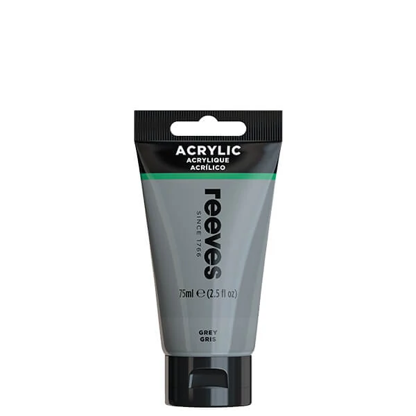 Akrylová farba Reeves, 75 ml - grey