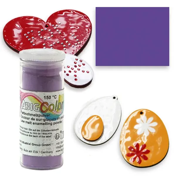 Hobby smalt v prášku AbigColor, 10 ml - mauve