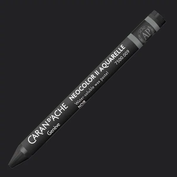 Akvarelová krieda Caran d'Ache Neocolor II - 009, black