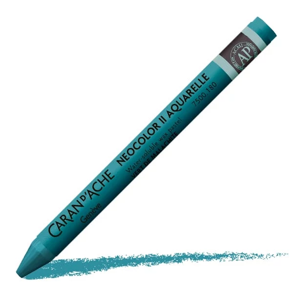 Akvarelová krieda Caran d'Ache Neocolor II - 180, malachite green