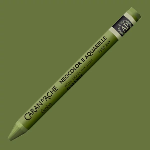 Akvarelová krieda Caran d'Ache Neocolor II - 249, olive