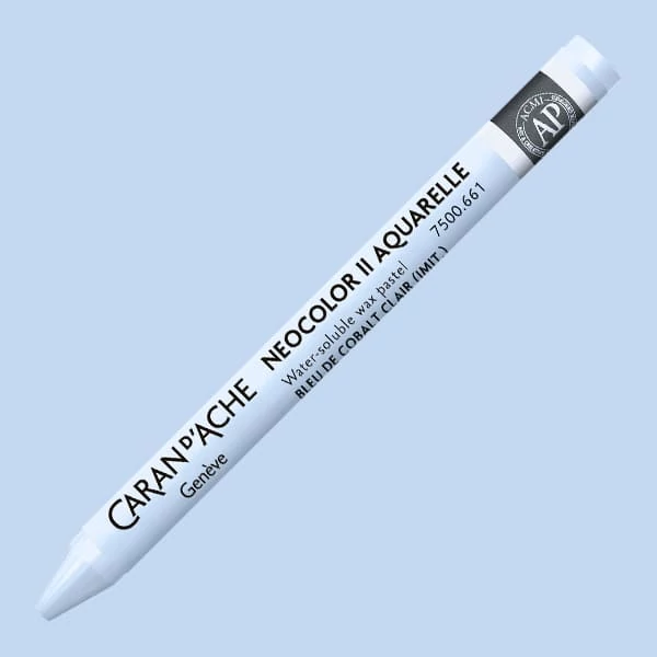 Akvarelová krieda Caran d'Ache Neocolor II - 661, light cobalt blue