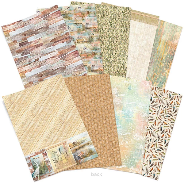 Sada scrapbookových papierov Ciao Bella, A4, 9 listov - Delta Creative Pad
