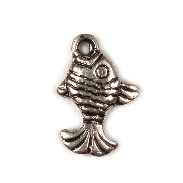 Charm kovová ozdoba, 4 ks - kapor, 3D