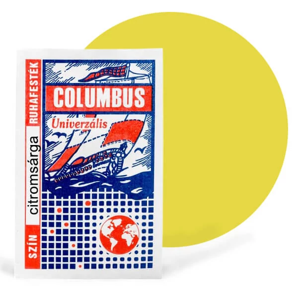 Farba na textil Columbus - citrónová žltá