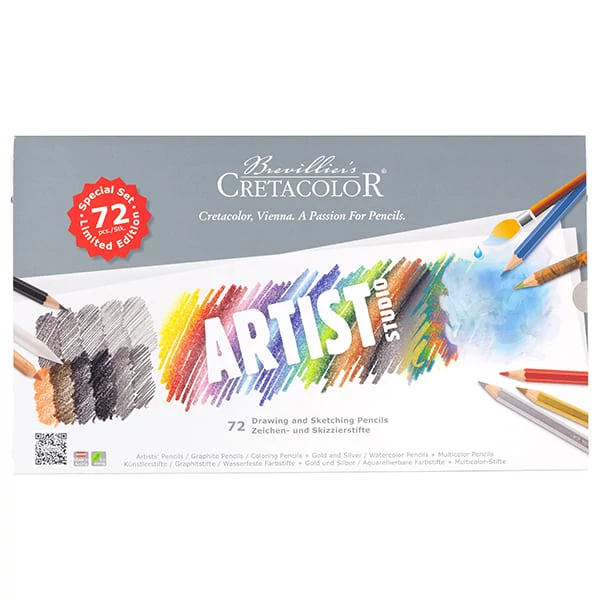 Sada ceruziek na kreslenie a skicovanie Cretacolor Artist Studio - 72 ks
