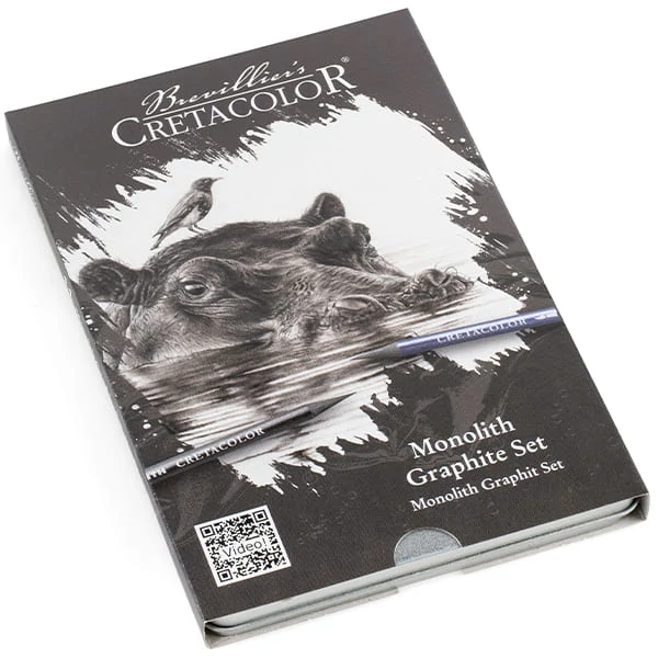 Grafitová sada na kreslenie Cretacolor Monolith Graphite Set, 11 ks- ov, v kovovej krabičke