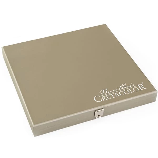 Kresliaci a skicovací set Cretacolor Passion Box, 25 kusov, v drevenej krabičke