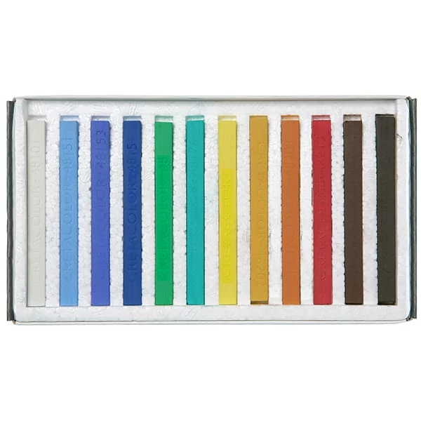 Sada pasteliek (pitt kried) Cretacolor - 12 kusov, krajina