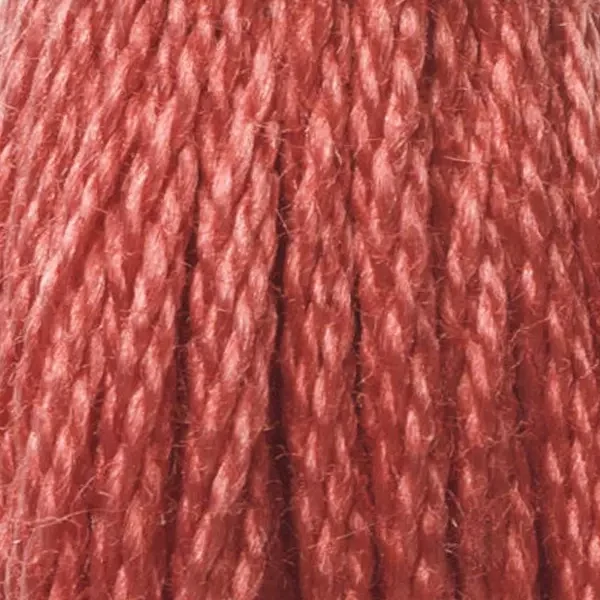 Vyšívacia niť, DMC Mouliné (rozdelená, 6 vlákien), 8 m - 006-347, Salmon - VY DK