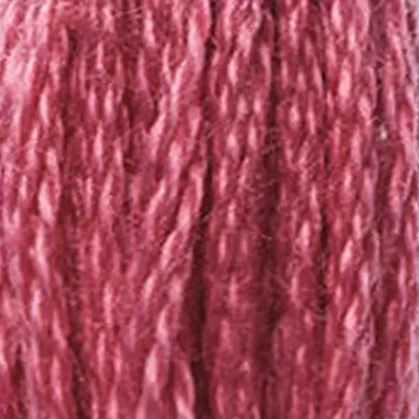 Vyšívacia niť, DMC Mouliné (rozdelená, 6 vlákien), 8 m - 061-601, Cranberry - DK