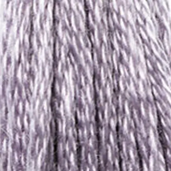 Vyšívacia niť, DMC Mouliné (rozdelená, 6 vlákien), 8 m - 101-3042, Antique Violet - LT