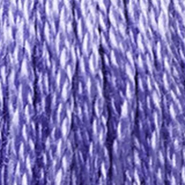 Vyšívacia niť, DMC Mouliné (rozdelená, 6 vlákien), 8 m - 110-340, Blue Violet - MED