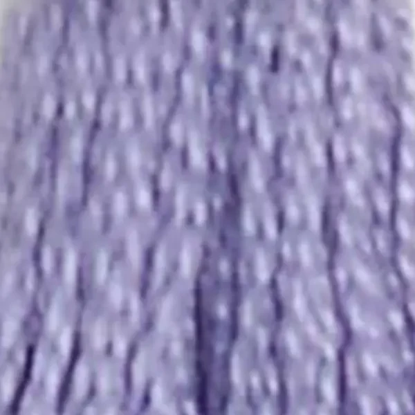 Vyšívacia niť, DMC Mouliné (rozdelená, 6 vlákien), 8 m - 114-30, Medium Light Blueberry