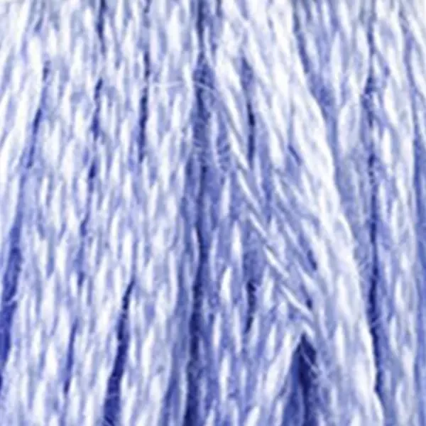 Vyšívacia niť, DMC Mouliné (rozdelená, 6 vlákien), 8 m - 124-3840, Lavender Blue - LT