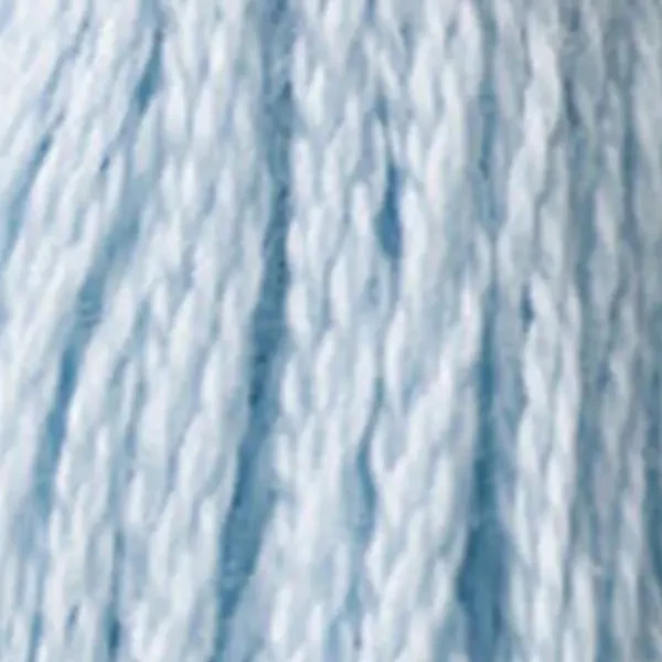 Vyšívacia niť, DMC Mouliné (rozdelená, 6 vlákien), 8 m - 134-162, Baby Blue - LT