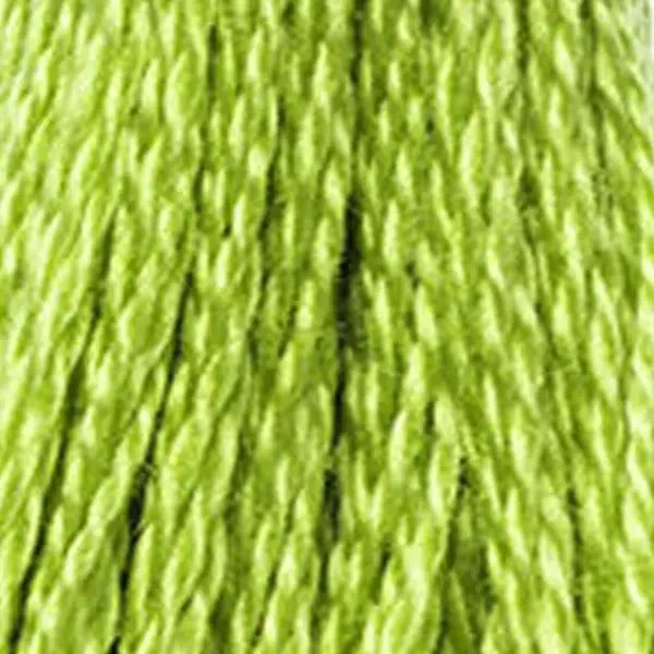 Vyšívacia niť, DMC Mouliné (rozdelená, 6 vlákien), 8 m - 254-907, Parrot Green - LT