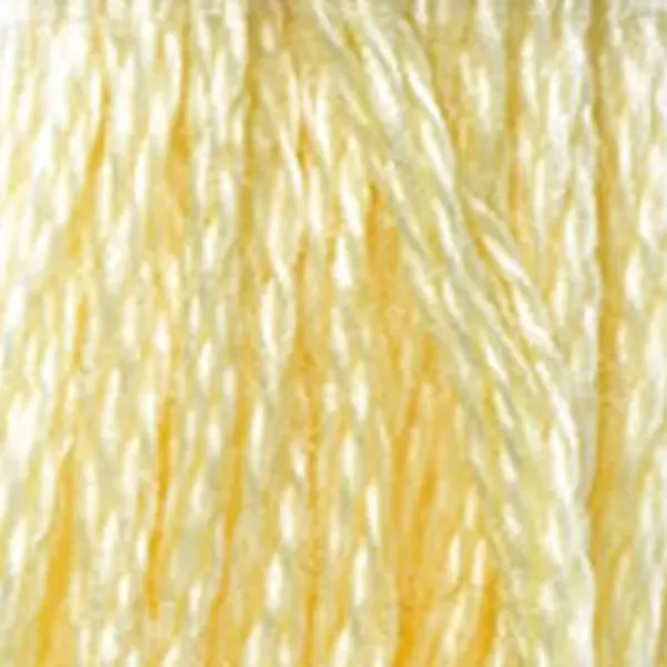 Vyšívacia niť, DMC Mouliné (rozdelená, 6 vlákien), 8 m - 347-745, Yellow - LT PALE