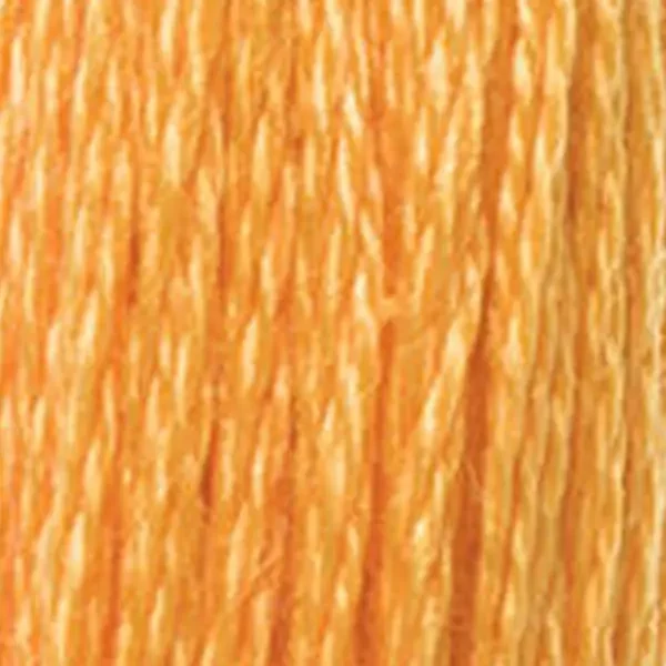 Vyšívacia niť, DMC Mouliné (rozdelená, 6 vlákien), 8 m - 351-741, Tangerine - MED