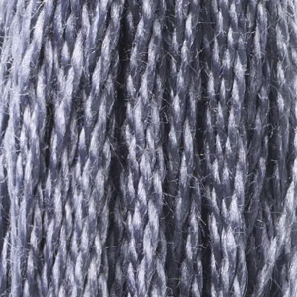 Vyšívacia niť, DMC Mouliné (rozdelená, 6 vlákien), 8 m - 479-317, Pewter Gray