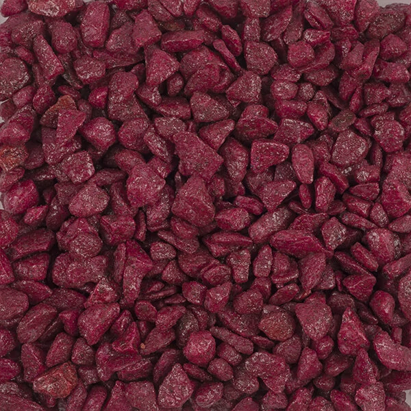 Dekoračný štrk, 5-8 mm, 500 g - bordový