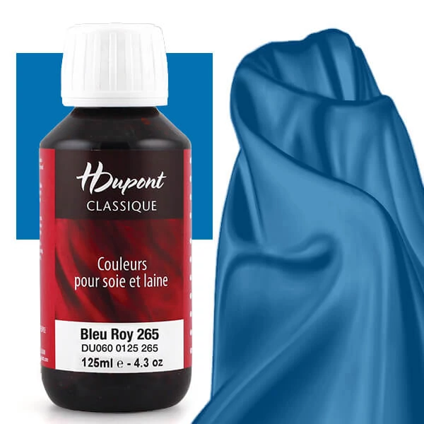 Naparovacia farba na hodváb H Dupont Classique125 ml - 265 kráľovská modrá, bleu roy