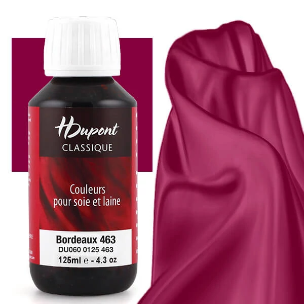 Naparovacia farba na hodváb H Dupont Classique 125 ml - 463 vínová, bordeaux