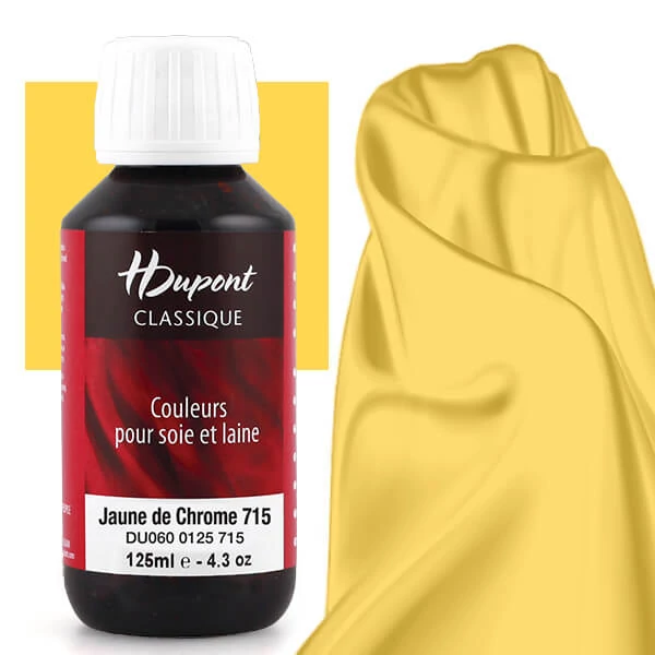Naparovacia farba na hodváb H Dupont Classique125 ml - 715 chrómová žltá, chrome yellow