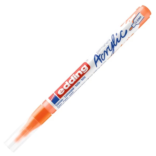 Akrylový popisovač edding 5300, F (1-2 mm) - 066, neon orange