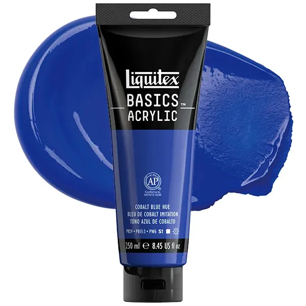 Akrylová farba Liquitex Basics, 250 ml - 381, cobalt blue hue