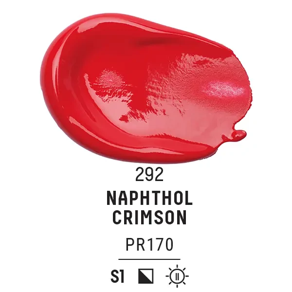 Akrylová farba Liquitex Basics, 118 ml - 292, naphthol crimson