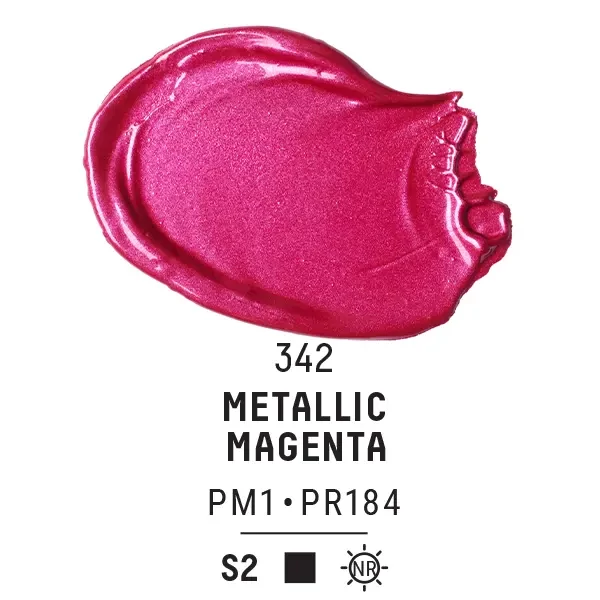 Akrylová farba Liquitex Basics, 118 ml - 342, metallic magenta