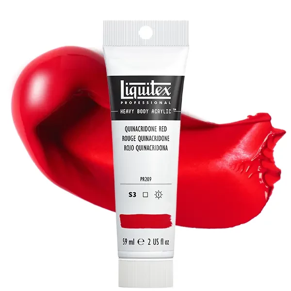 Akrylová farba Liquitex Heavy Body, 59 ml - 112, quinacridone red