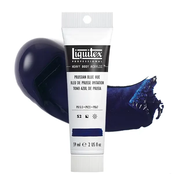 Akrylová farba Liquitex Heavy Body, 59 ml - 320, prussian blue hue