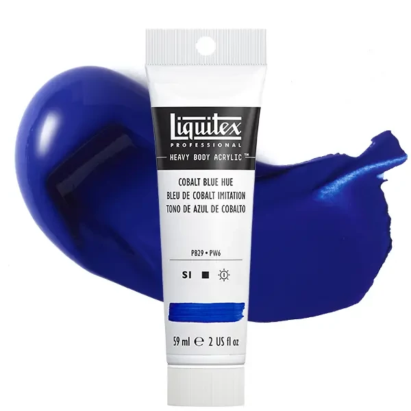 Akrylová farba Liquitex Heavy Body, 59 ml - 381, cobalt blue hue