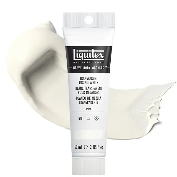 Akrylová farba Liquitex Heavy Body, 59 ml - 430, transparent mixing white