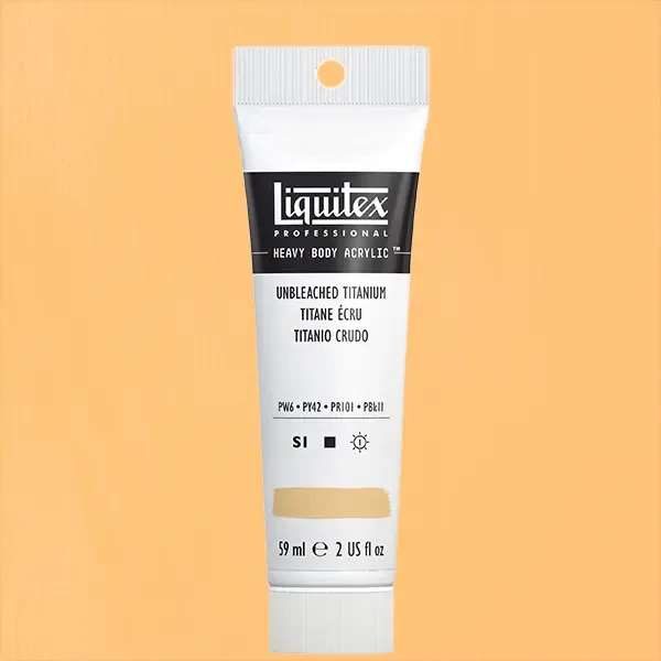 Akrylová farba Liquitex Heavy Body, 59 ml - 434, unbleached titanium