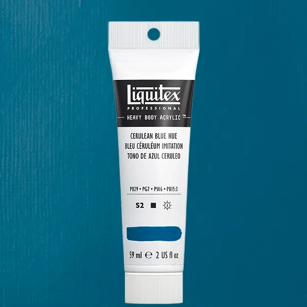 Akrylová farba Liquitex Heavy Body, 59 ml - 470, cerulean blue hue