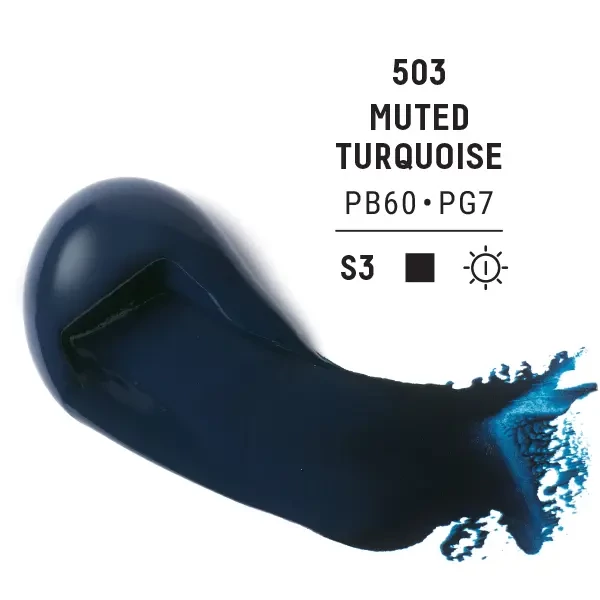 Akrylová farba Liquitex Heavy Body, 59 ml - 503, muted turquoise