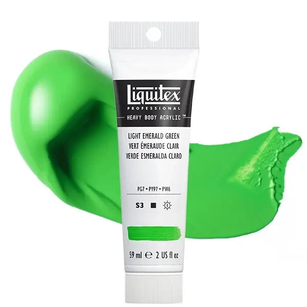 Akrylová farba Liquitex Heavy Body, 59 ml - 650, ight emerald green