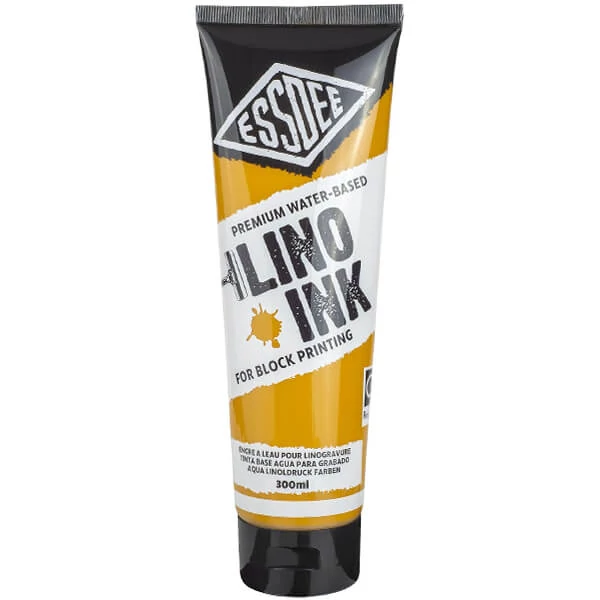 Linorytová farba Essdee Lino Ink, 300 ml, na vodnej báze - 16 yellow ochre