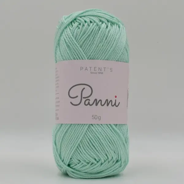 Bavlnená priadza Panni, 50 g - 075, mätová (Catania 385)