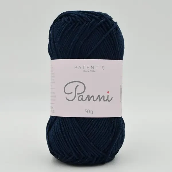 Bavlnená priadza Panni, 50 g - 089, námornícka modrá (Catania 124)