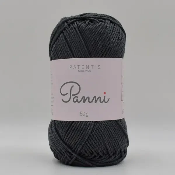 Bavlnená priadza Panni, 50 g - 098, antracitová (Catania 429)