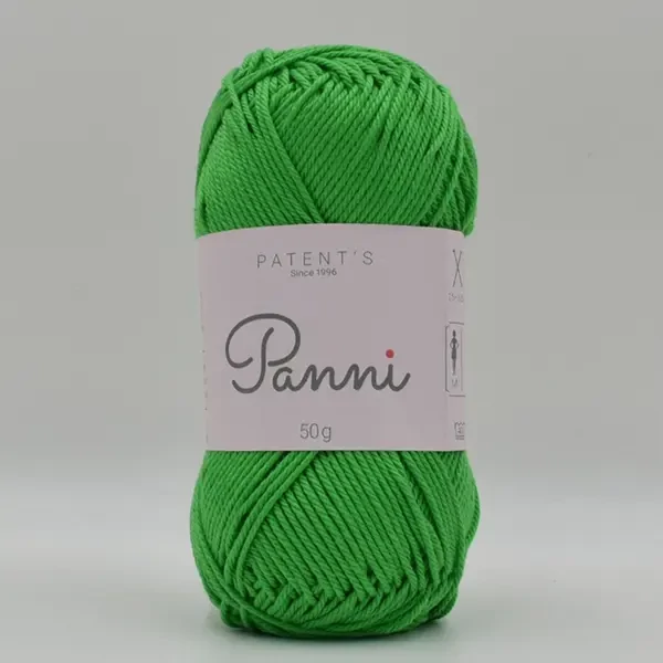Bavlnená priadza Panni, 50 g - 104, neónovo zelená (Catania 445)